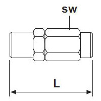 Nakrętka skręcana - schemat